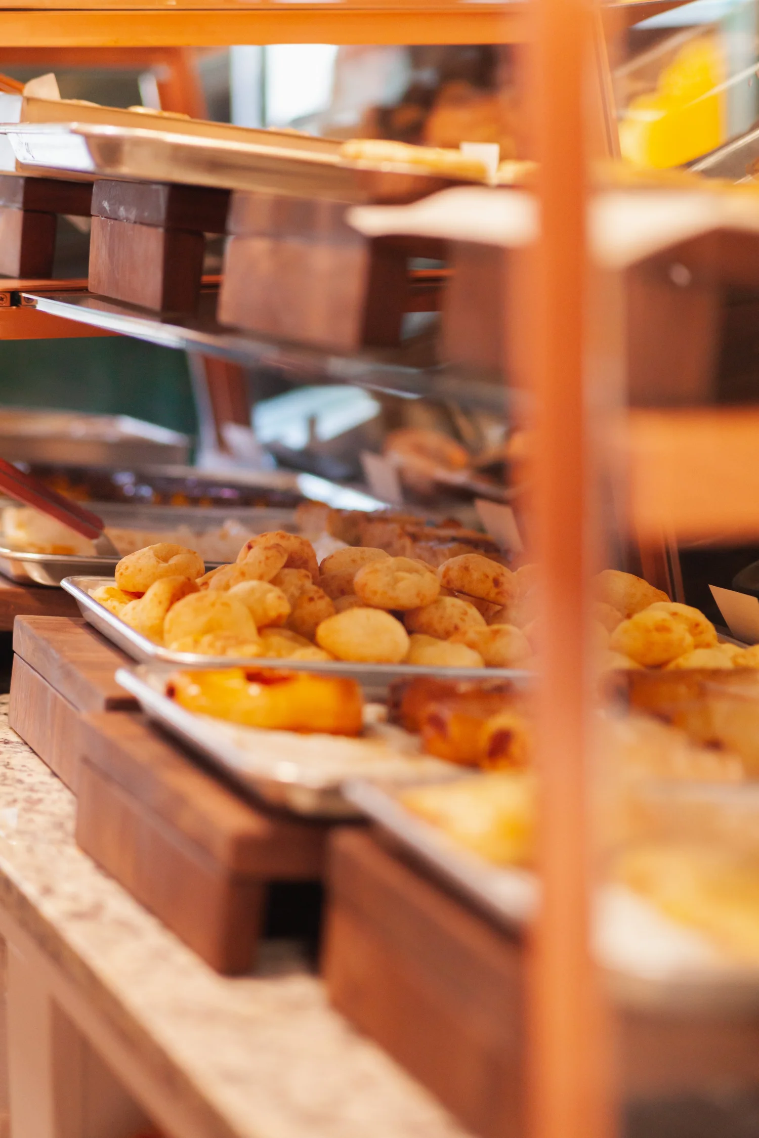 Coxinhas in the display case