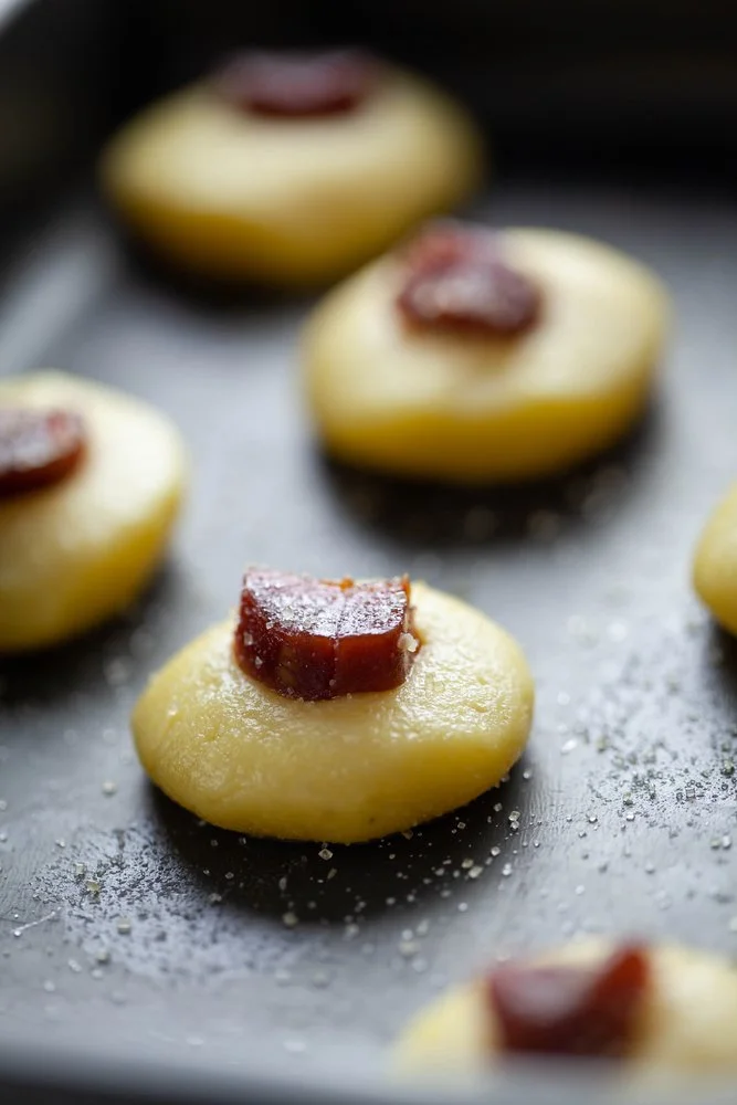 Goiabinha guava cookie squares